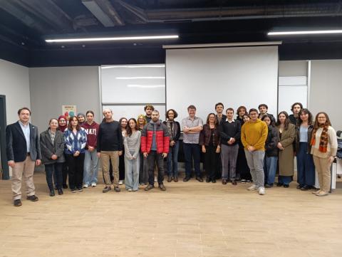 Jan Nowak ana bilim dalımızda 4 Aralık 2025'te Fransızca Öğretiminde Teatralitenin Kullanımı üzerine bir atölye düzenledi.